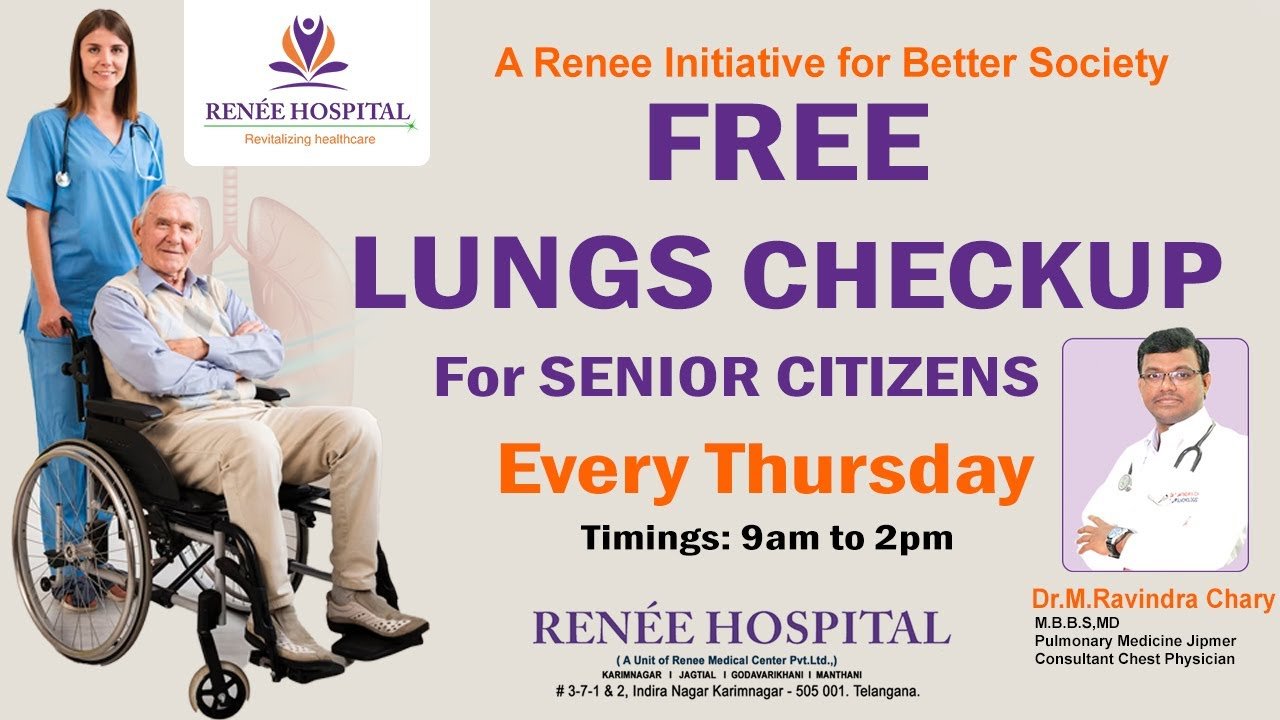 Free Lungs Checkup for Senior Citizens - Every Thursday